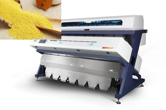 Thiết bị phân loại lúa mì hạt kê 4,5kw Quy định dòng chảy thông minh