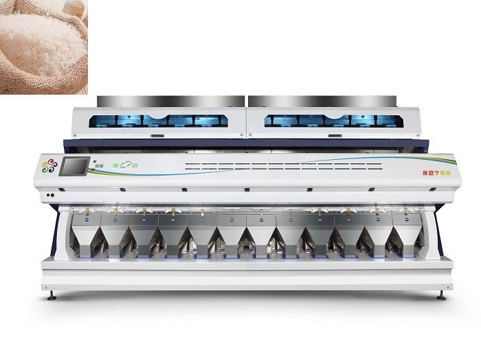 Máy phân loại màu gạo tiêu thụ không khí cực thấp Tỷ lệ hư hỏng thấp